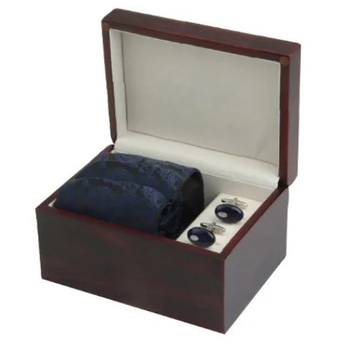 Royal Blue Executive Tie & Cufflinks Set